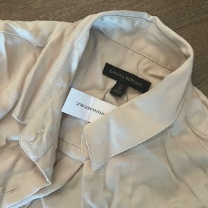 Light pink belted button up dress